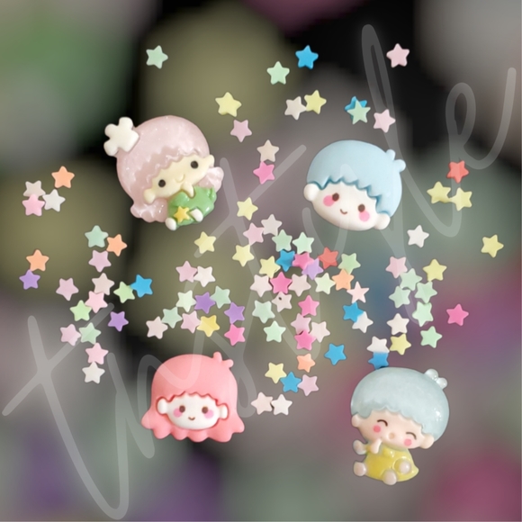 5/$20 Little Twin Stars DIY Deco Kit - Picture 1 of 1